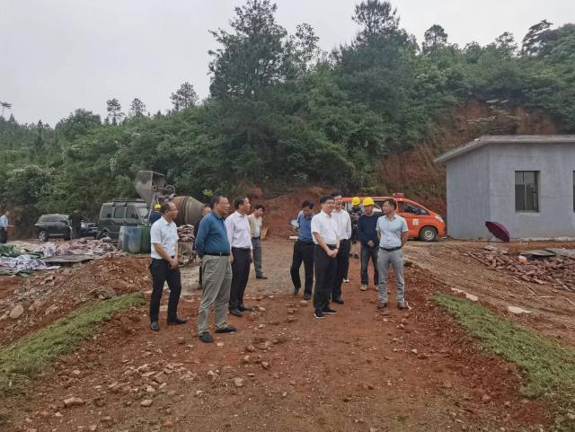 陈庆寿副市长调研吉安县水利工程除险加固及度汛工作